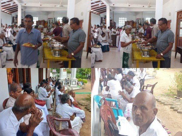 A series of pinkam from the residents of Homagama Detupura in celebration of Elder's Day (2023-10-25)